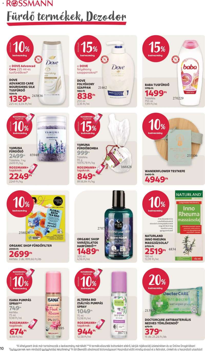Rossmann Rossmann akciós újság 12 oldal
