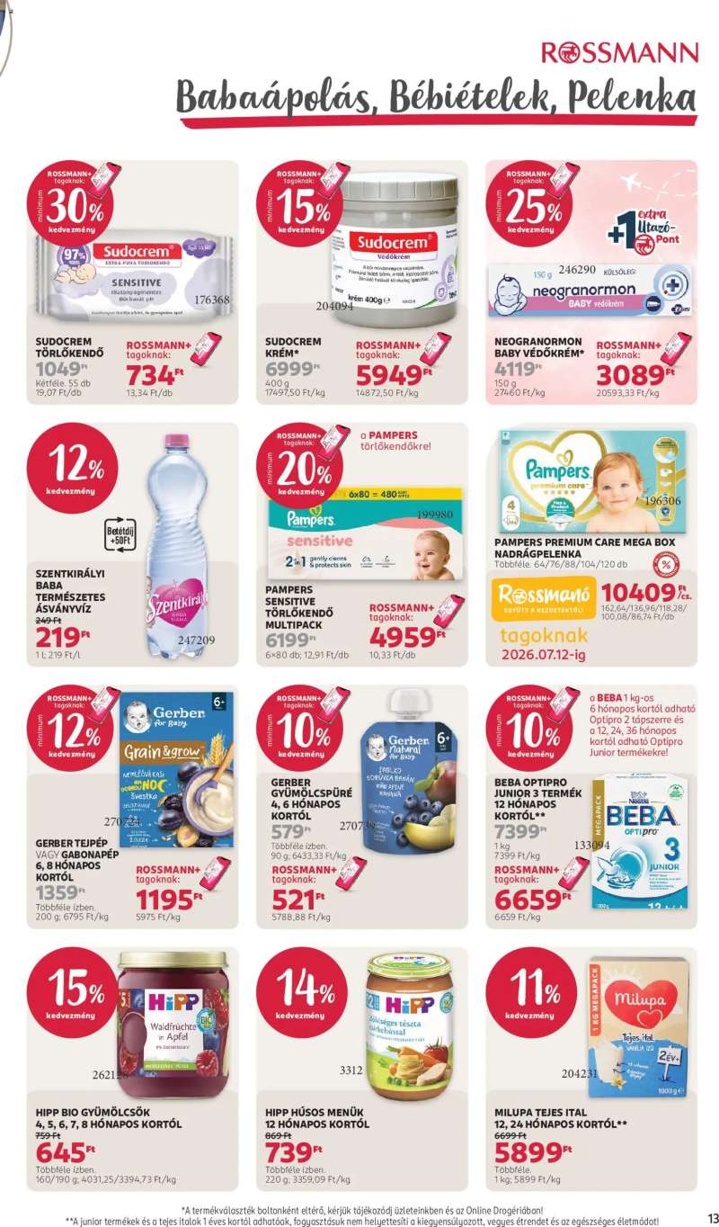 Rossmann Rossmann akciós újság 15 oldal