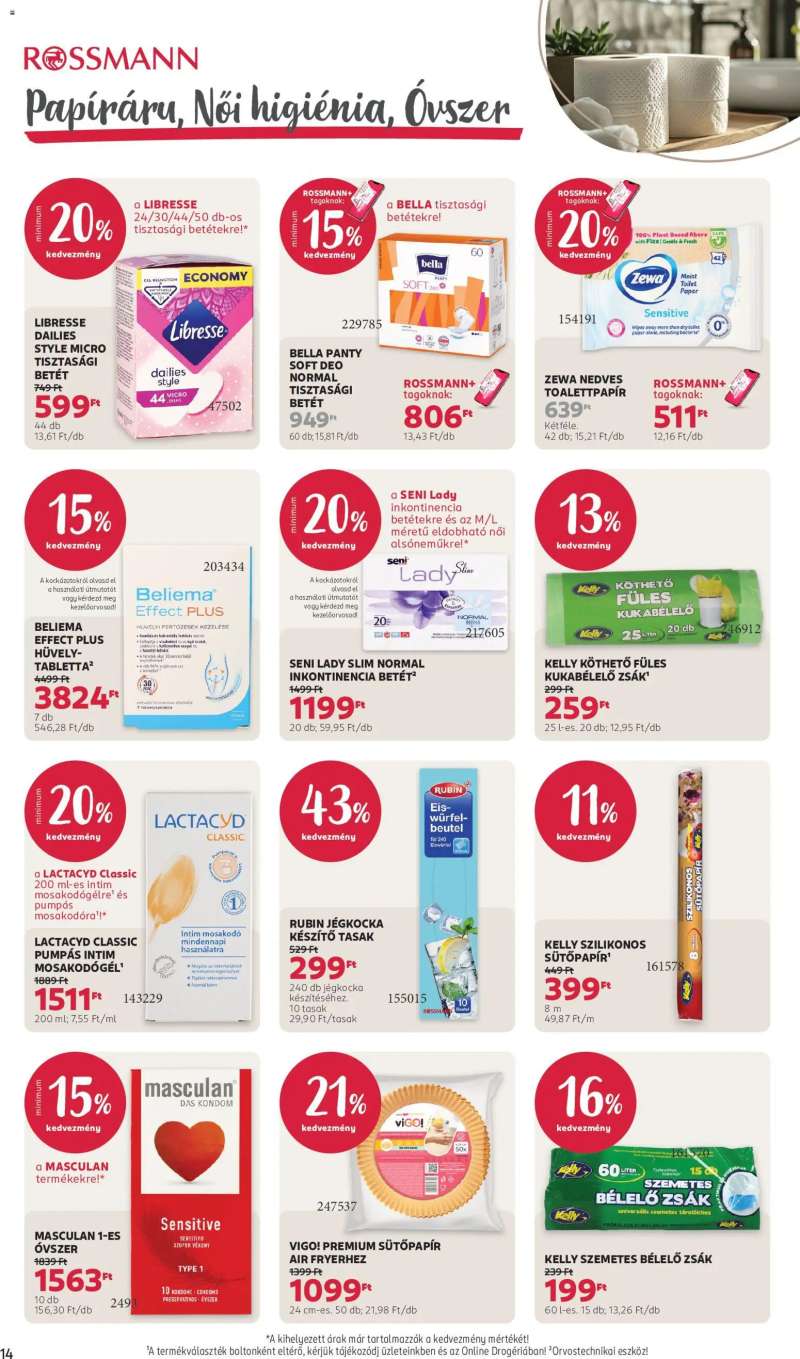 Rossmann Rossmann akciós újság 16 oldal
