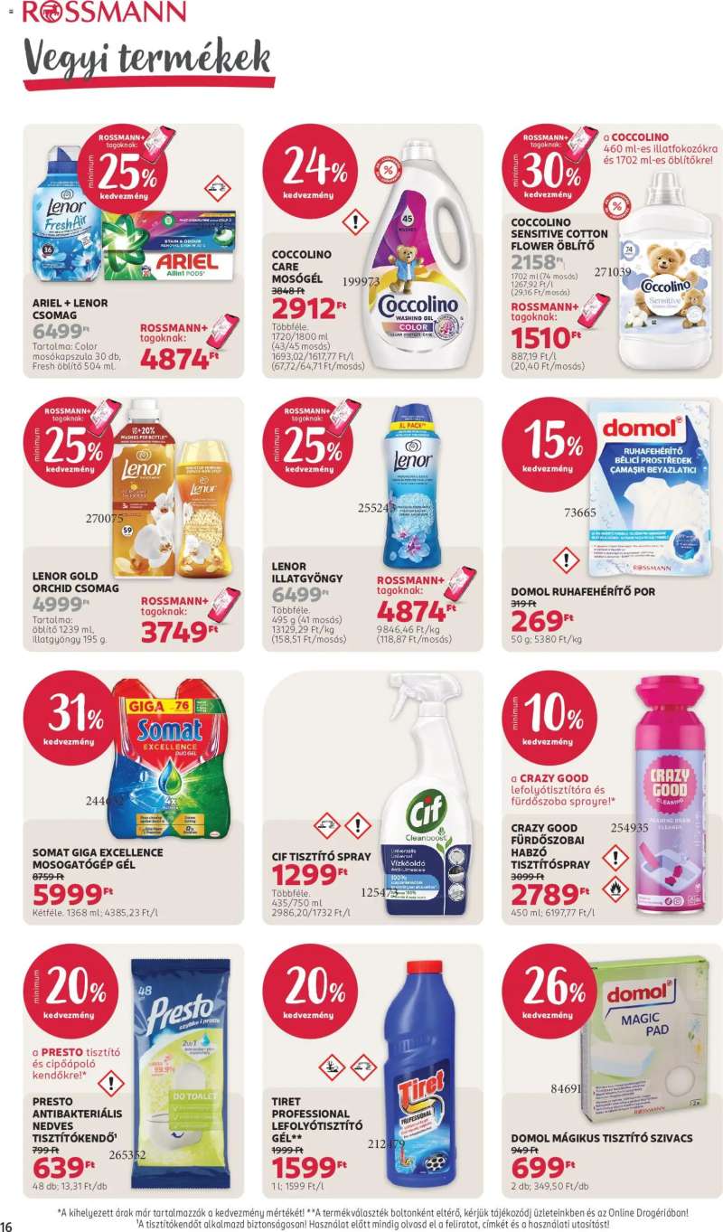 Rossmann Rossmann akciós újság 18 oldal