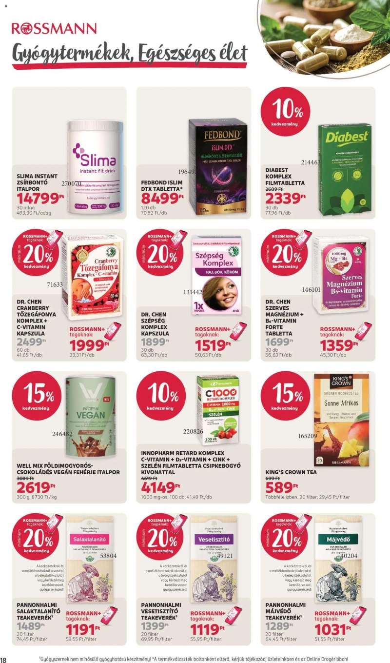 Rossmann Rossmann akciós újság 22 oldal