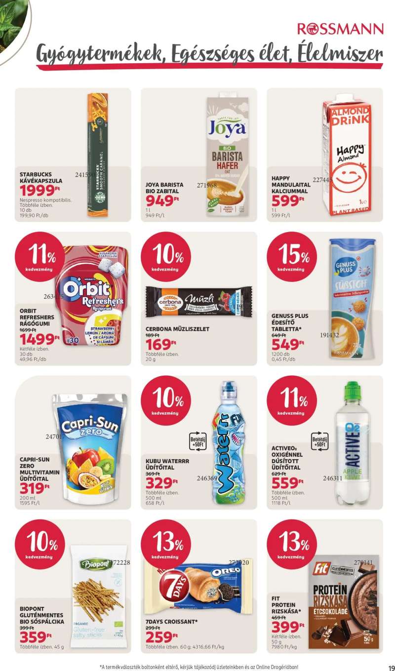 Rossmann Rossmann akciós újság 23 oldal