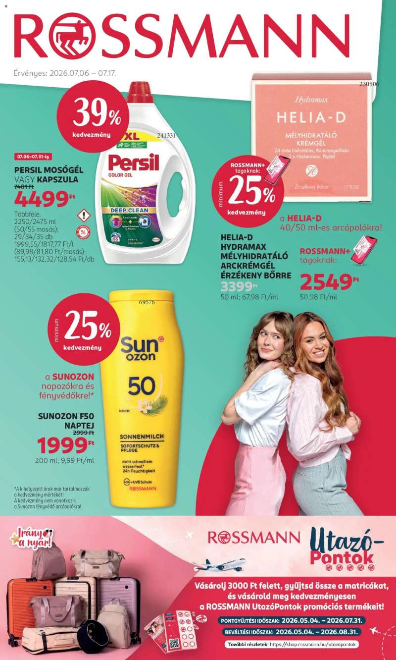 Rossmann Rossmann akciós újság 1 oldal