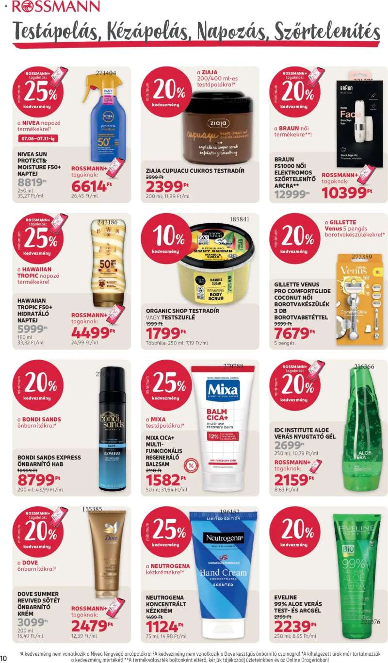 Rossmann Rossmann akciós újság 12 oldal