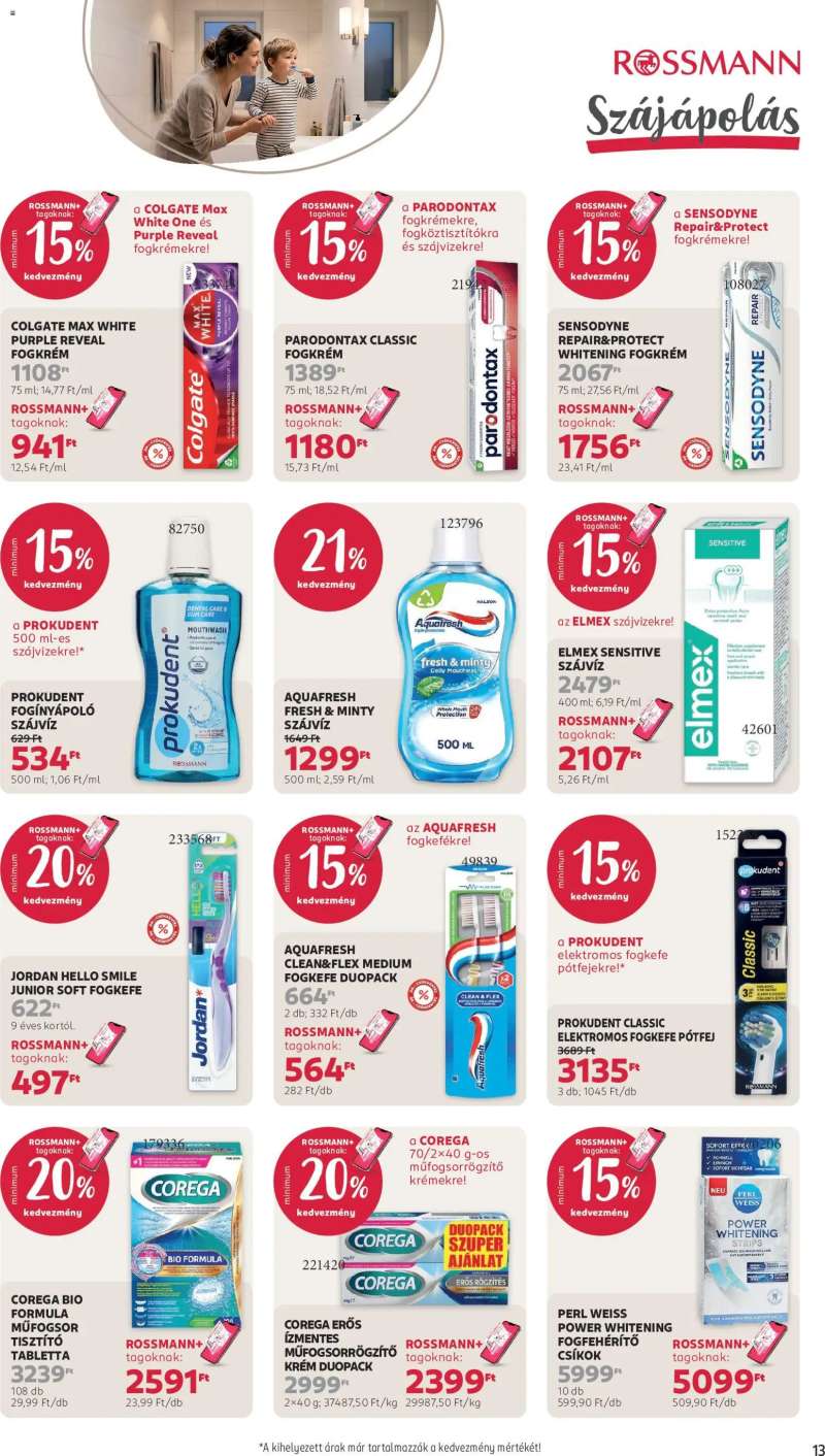 Rossmann Rossmann akciós újság 15 oldal