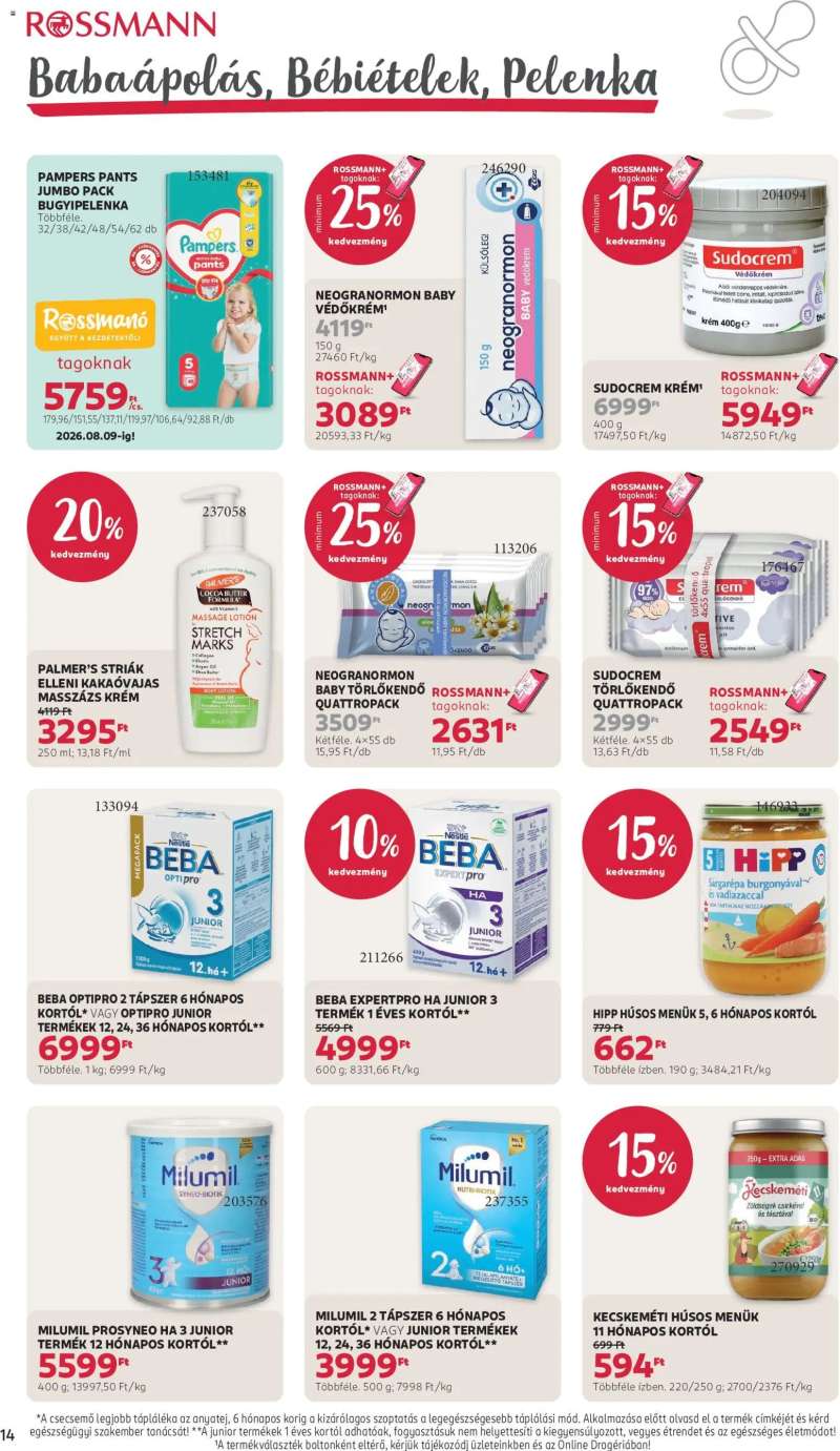 Rossmann Rossmann akciós újság 16 oldal