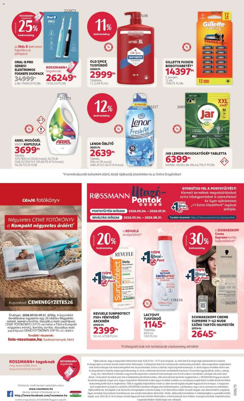 Rossmann Rossmann akciós újság 24 oldal