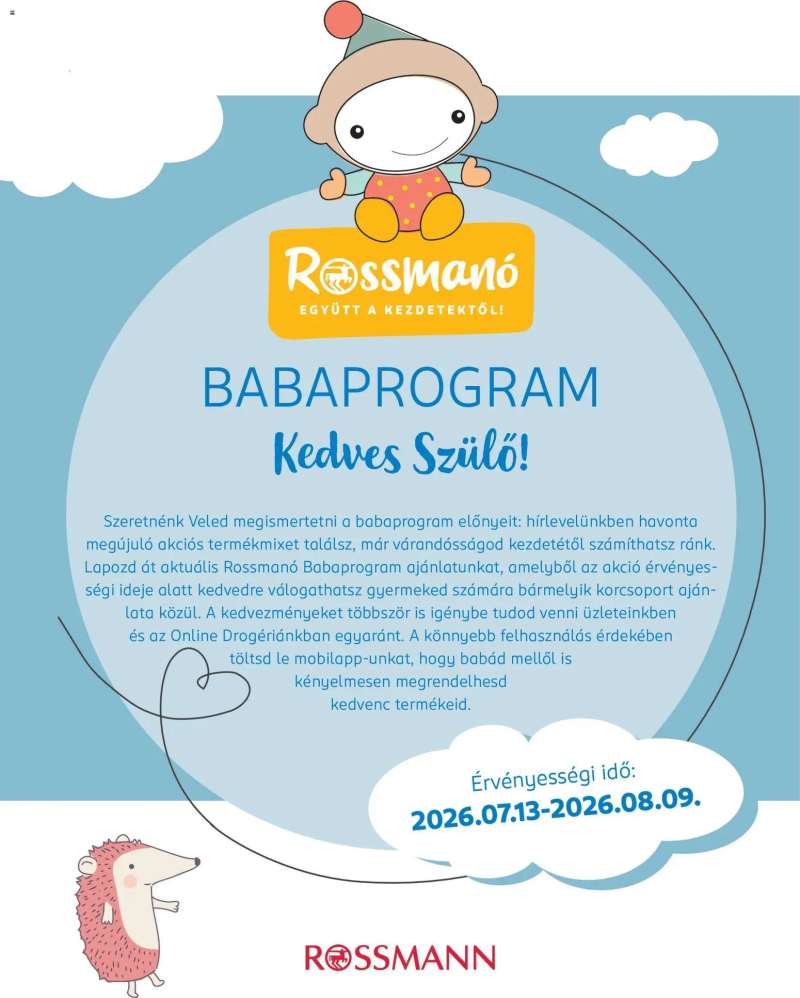 Rossmann Rossmann Babaprogram 1 oldal
