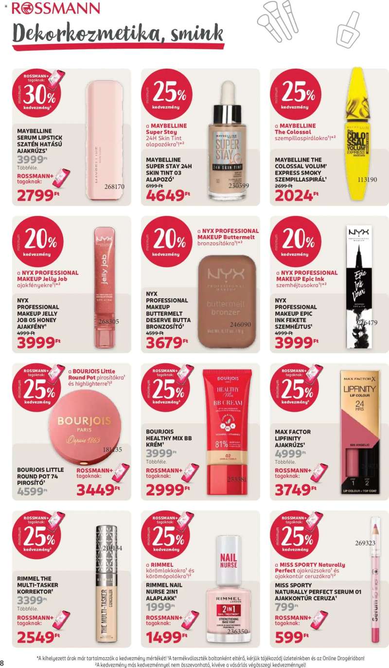 Rossmann Rossmann akciós újság 10 oldal