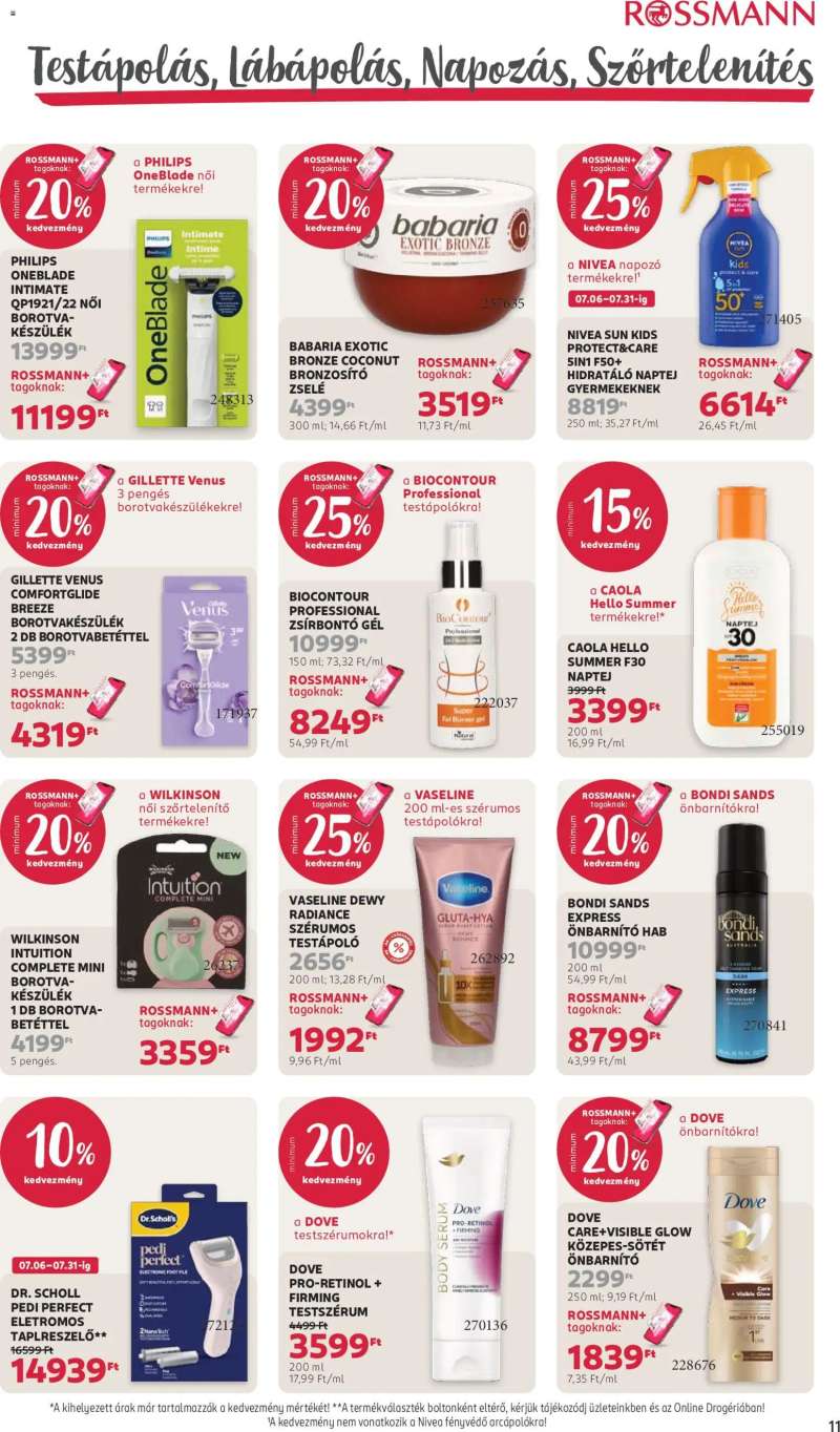 Rossmann Rossmann akciós újság 13 oldal