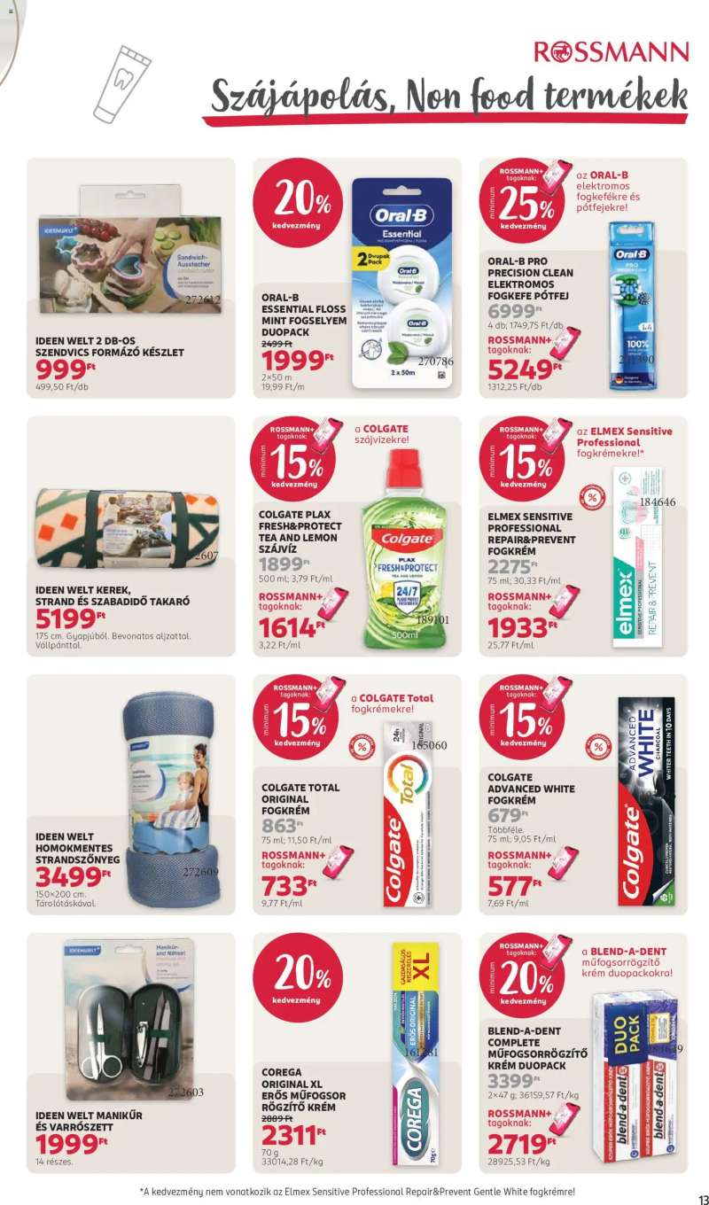 Rossmann Rossmann akciós újság 15 oldal