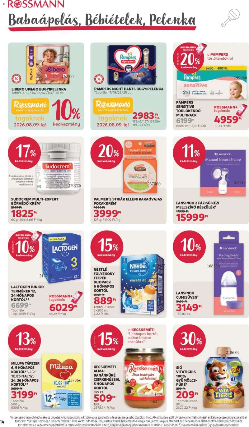 Rossmann Rossmann akciós újság 16 oldal