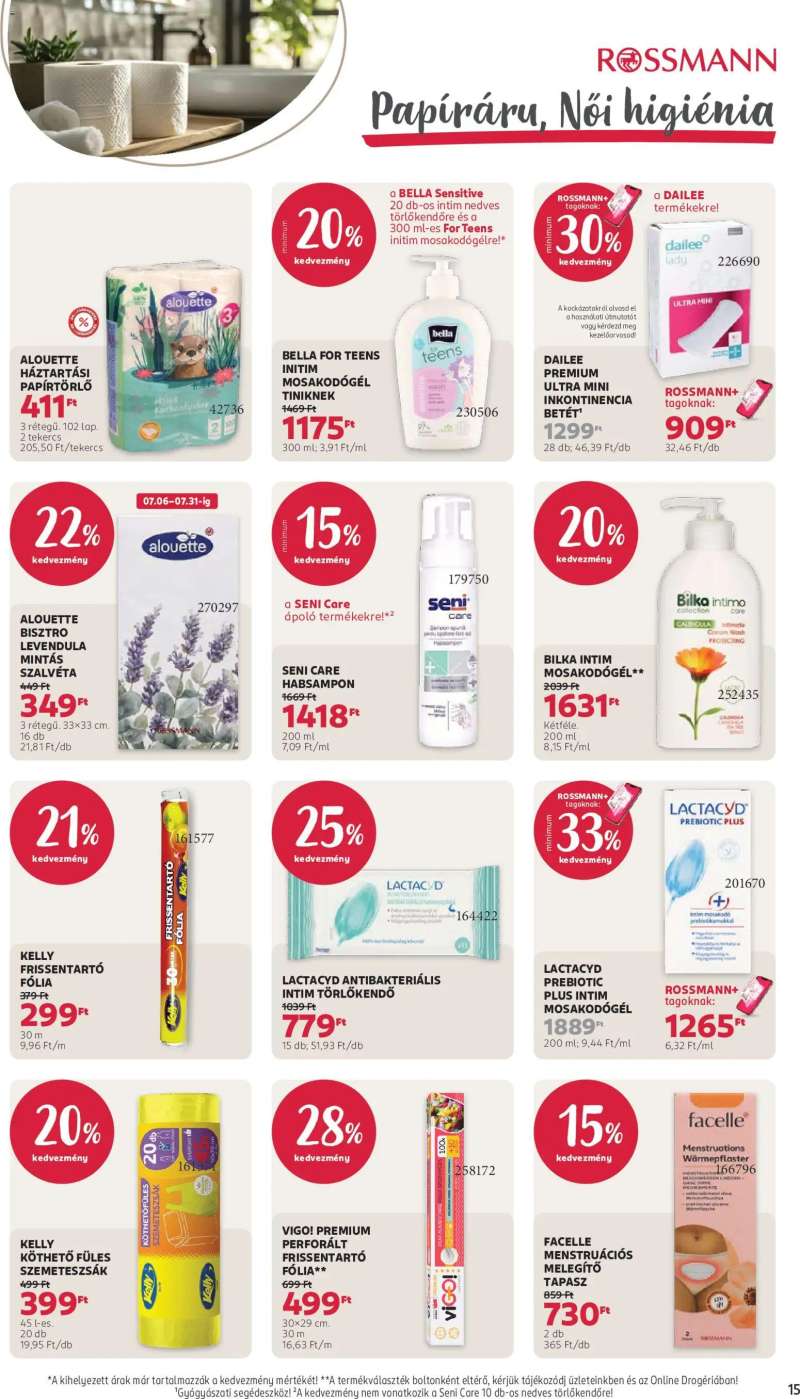 Rossmann Rossmann akciós újság 17 oldal