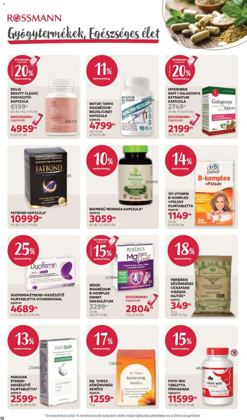 Rossmann Rossmann akciós újság 22 oldal
