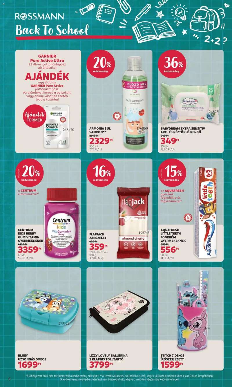 Rossmann Rossmann akciós újság 6 oldal