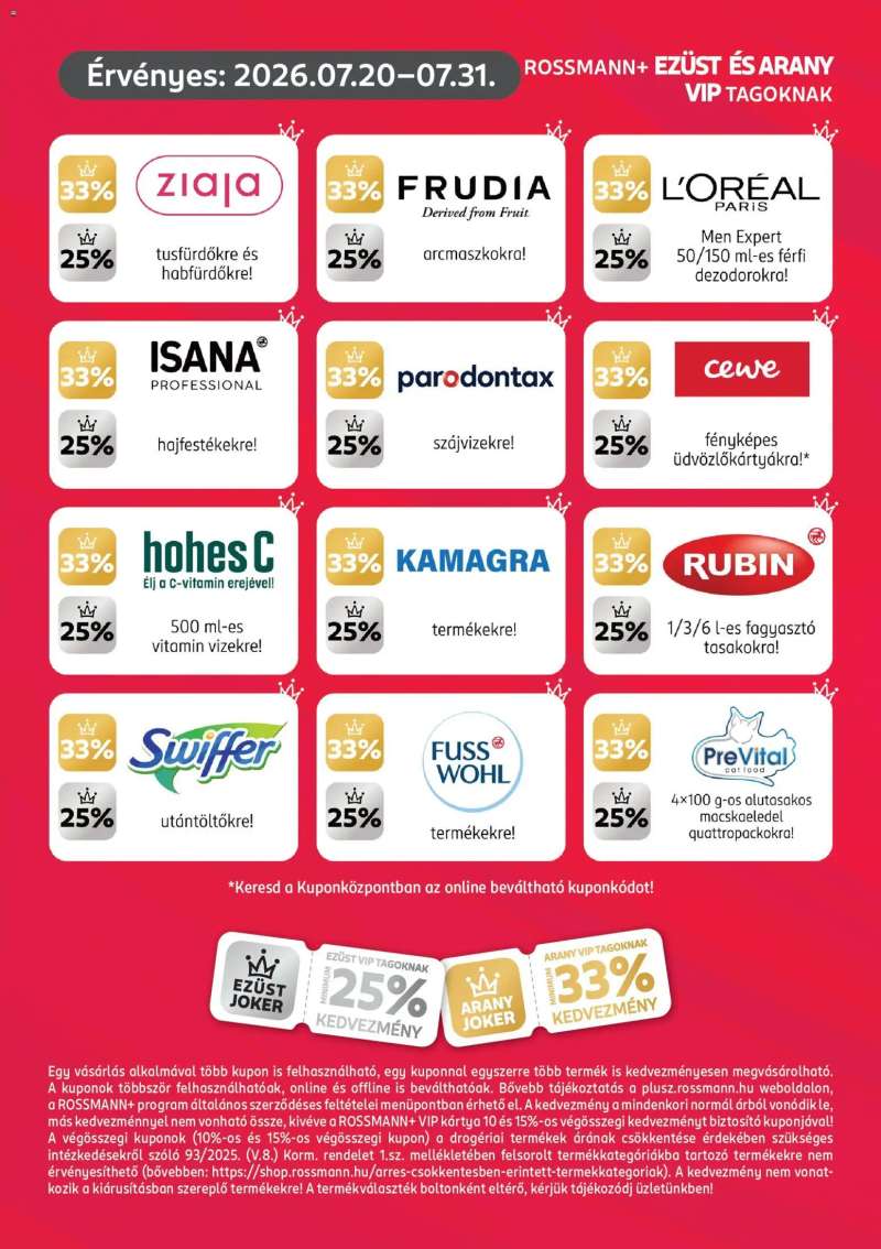 Rossmann Rossmann Szórólap 3 oldal