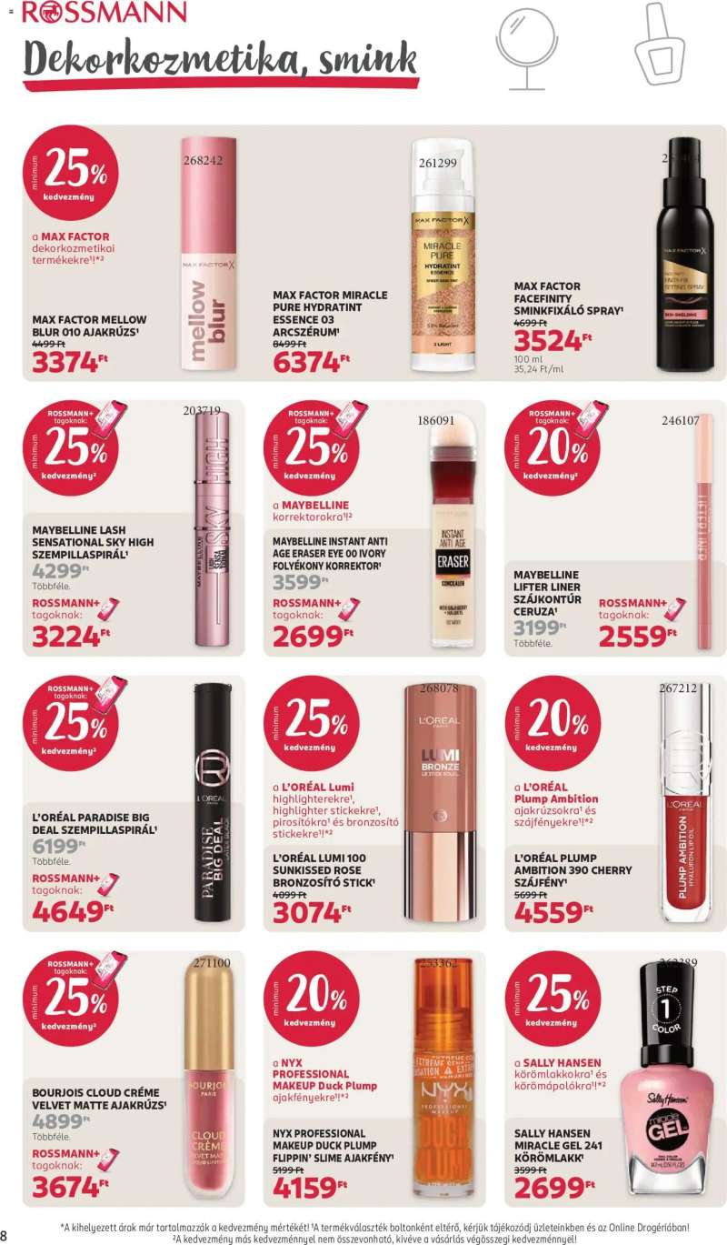 Rossmann Rossmann akciós újság 10 oldal
