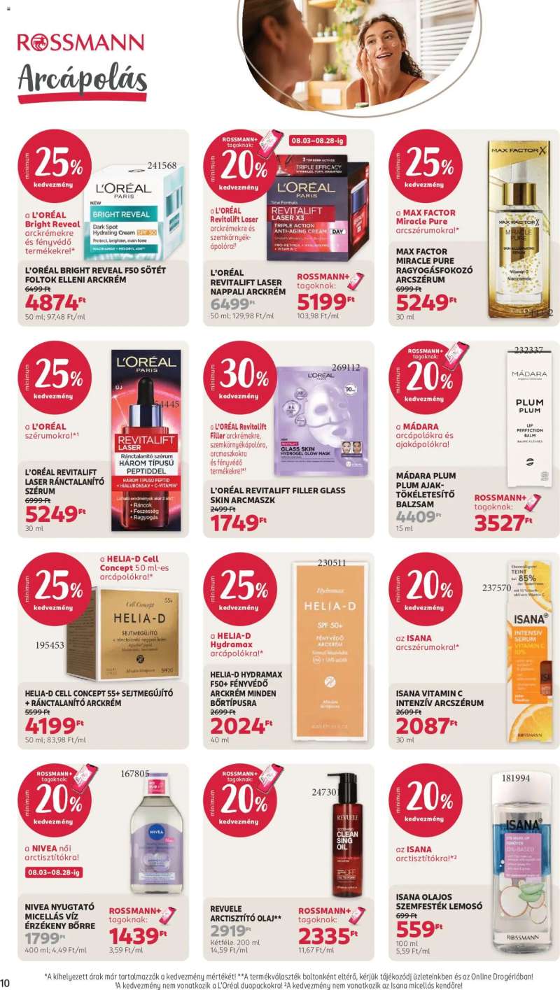 Rossmann Rossmann akciós újság 12 oldal
