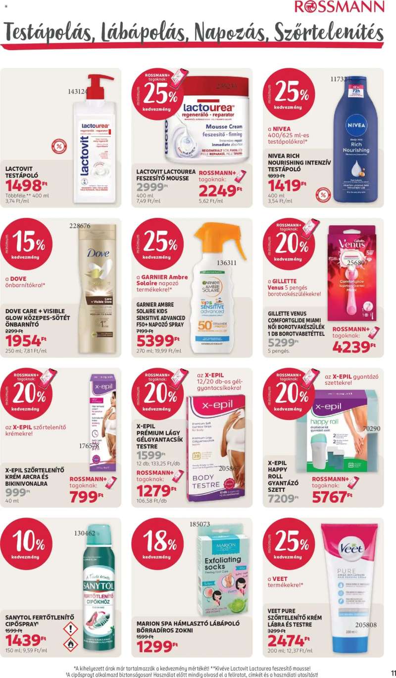 Rossmann Rossmann akciós újság 13 oldal
