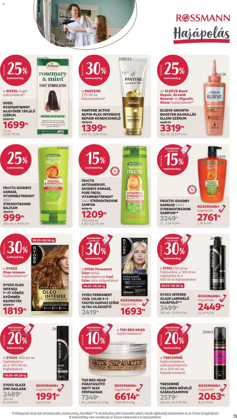 Rossmann Rossmann akciós újság 15 oldal