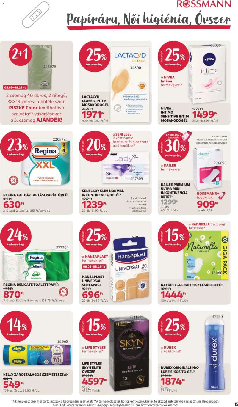 Rossmann Rossmann akciós újság 17 oldal