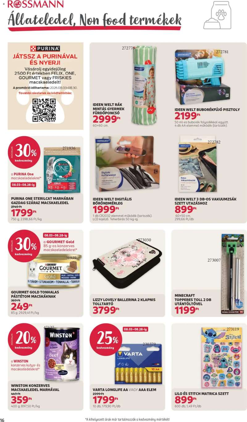 Rossmann Rossmann akciós újság 18 oldal