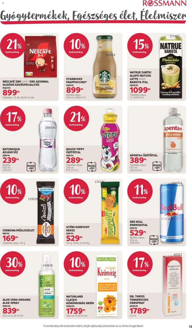 Rossmann Rossmann akciós újság 21 oldal
