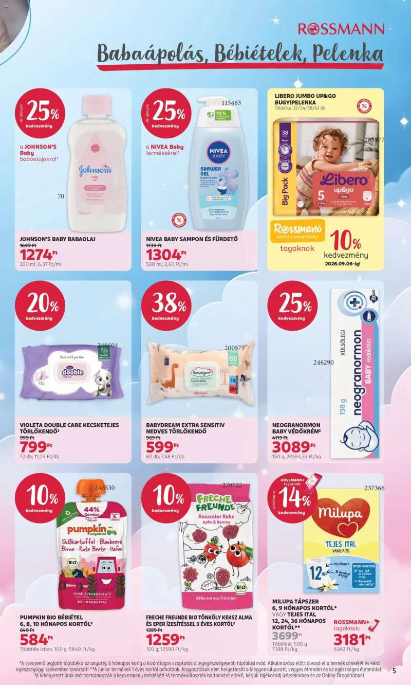 Rossmann Rossmann akciós újság 5 oldal
