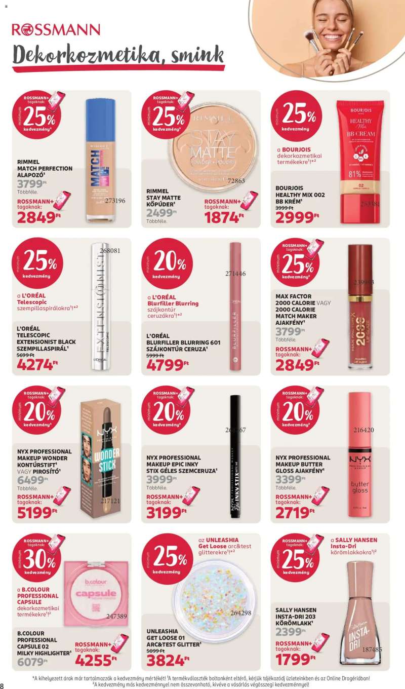 Rossmann Rossmann akciós újság 10 oldal