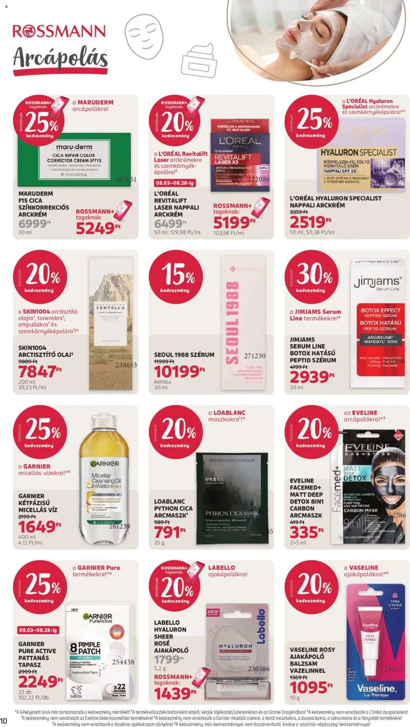 Rossmann Rossmann akciós újság 12 oldal