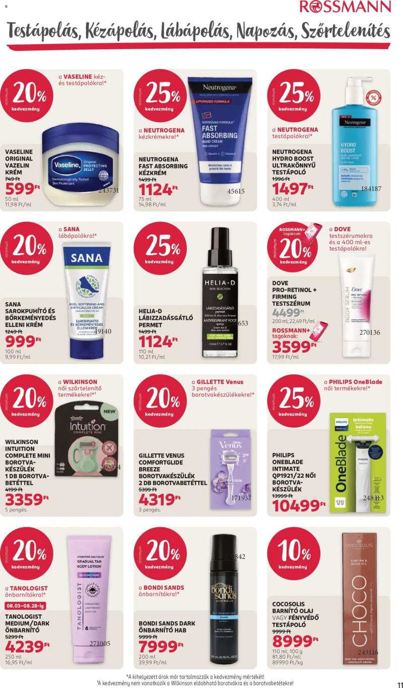 Rossmann Rossmann akciós újság 13 oldal