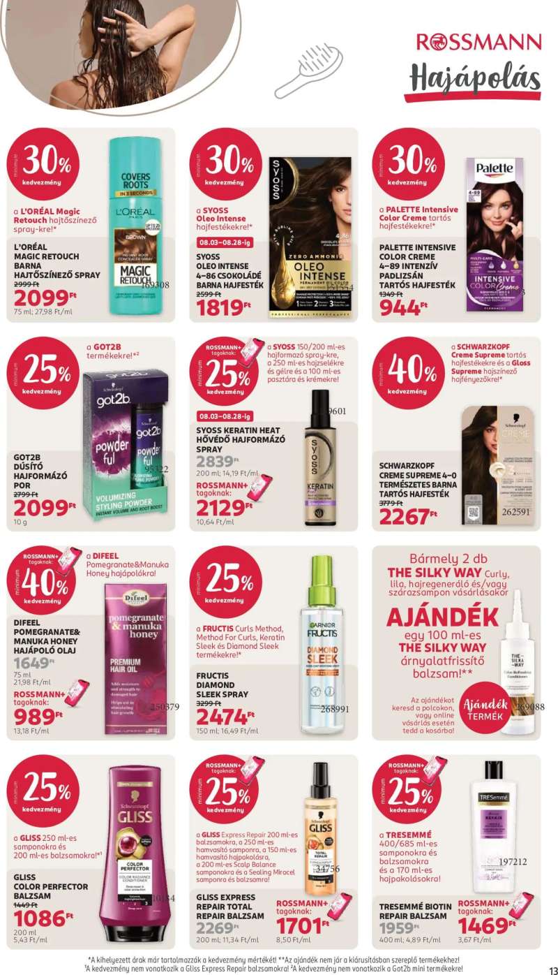 Rossmann Rossmann akciós újság 15 oldal