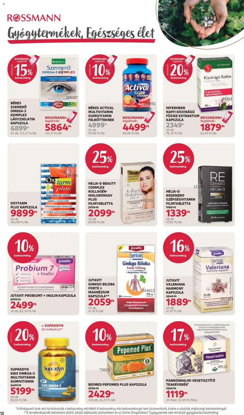 Rossmann Rossmann akciós újság 22 oldal