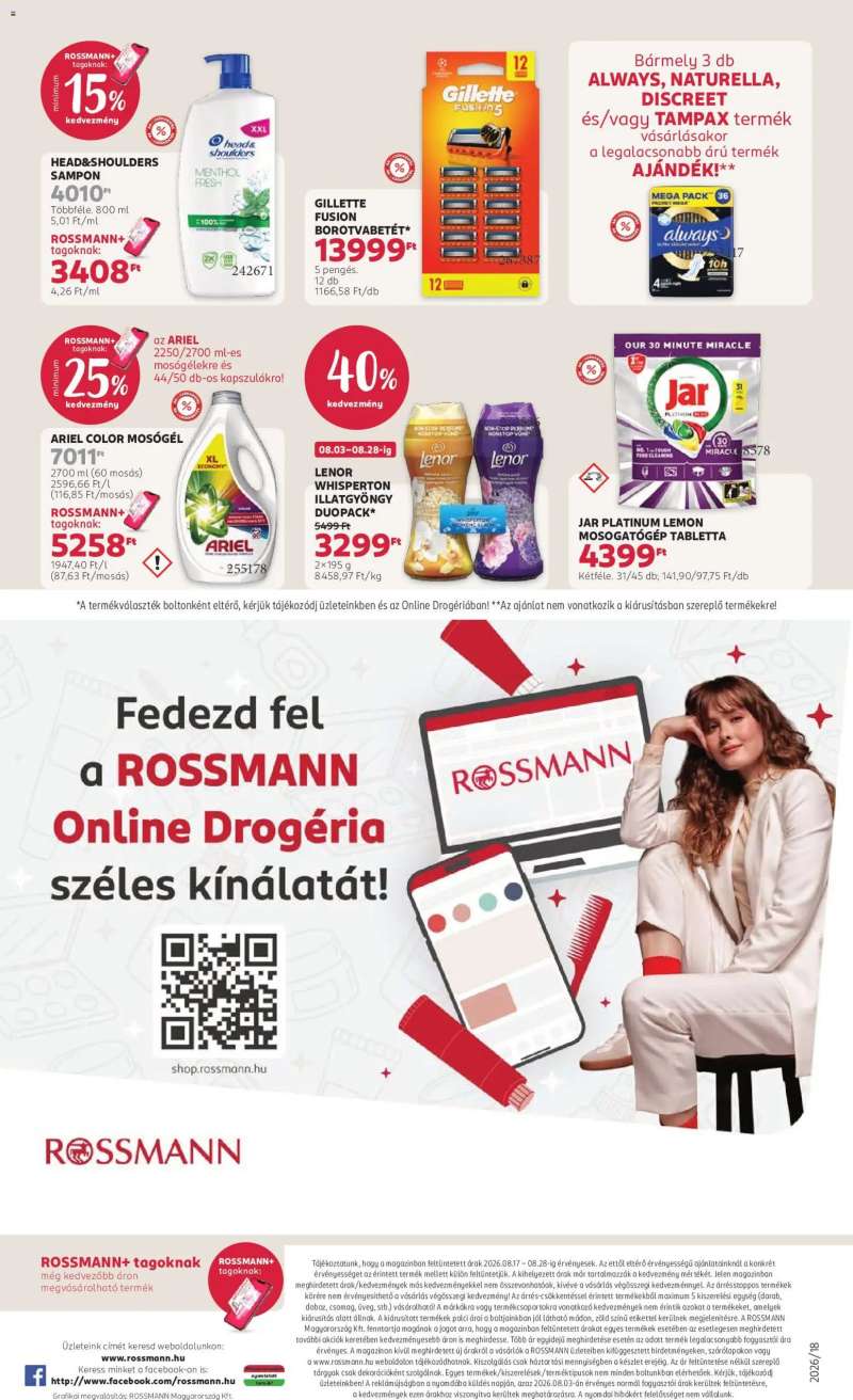 Rossmann Rossmann akciós újság 24 oldal