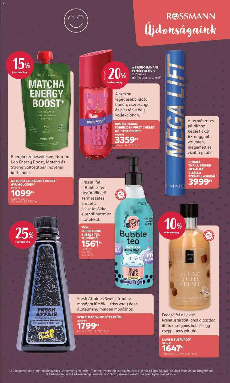 Rossmann Rossmann akciós újság 7 oldal