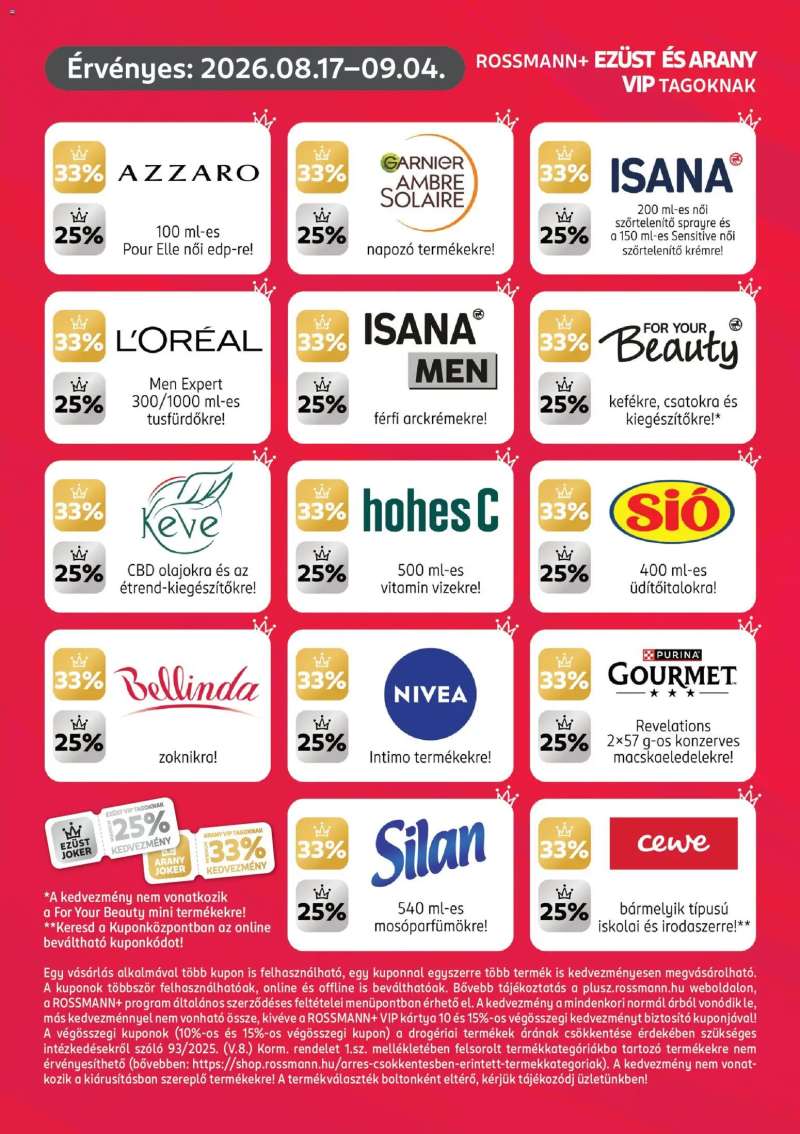 Rossmann Rossmann Szórólap 3 oldal
