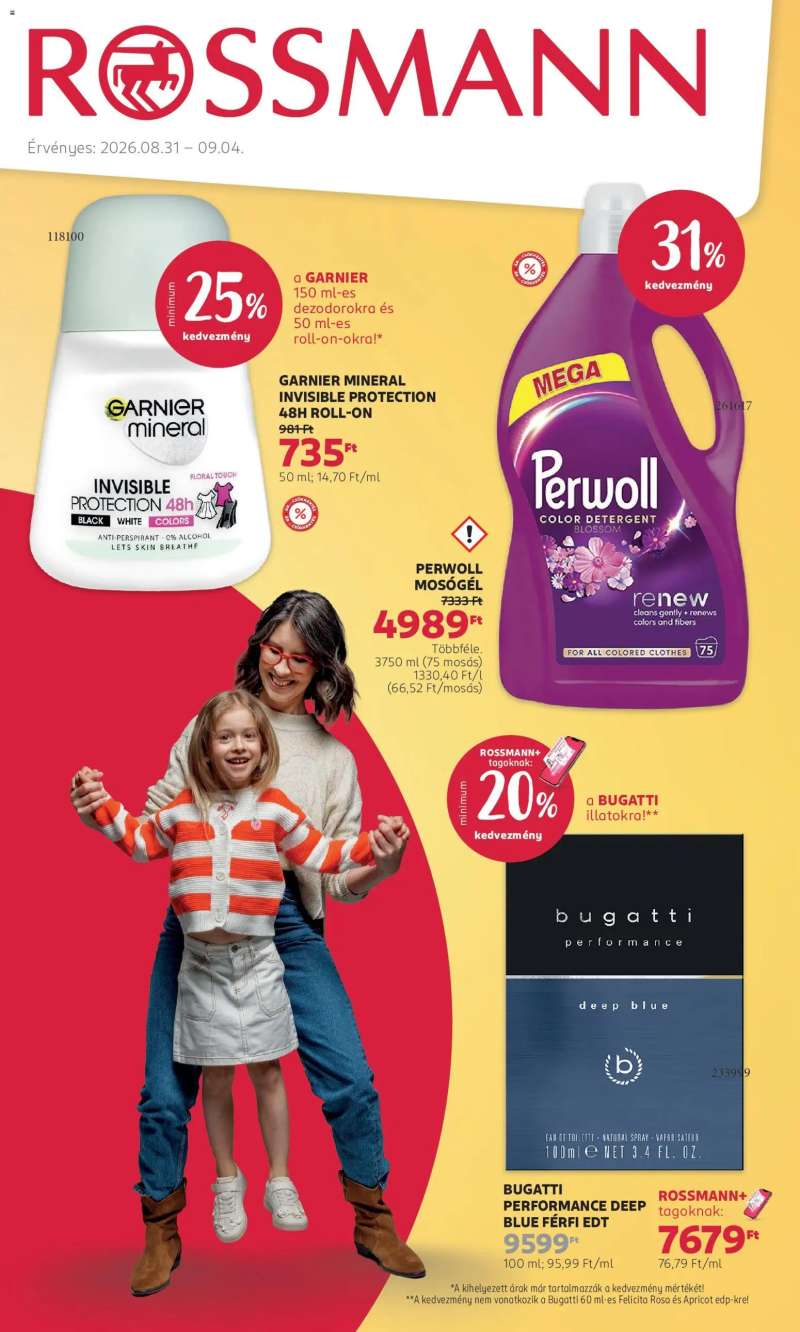 Rossmann Rossmann akciós újság 1 oldal