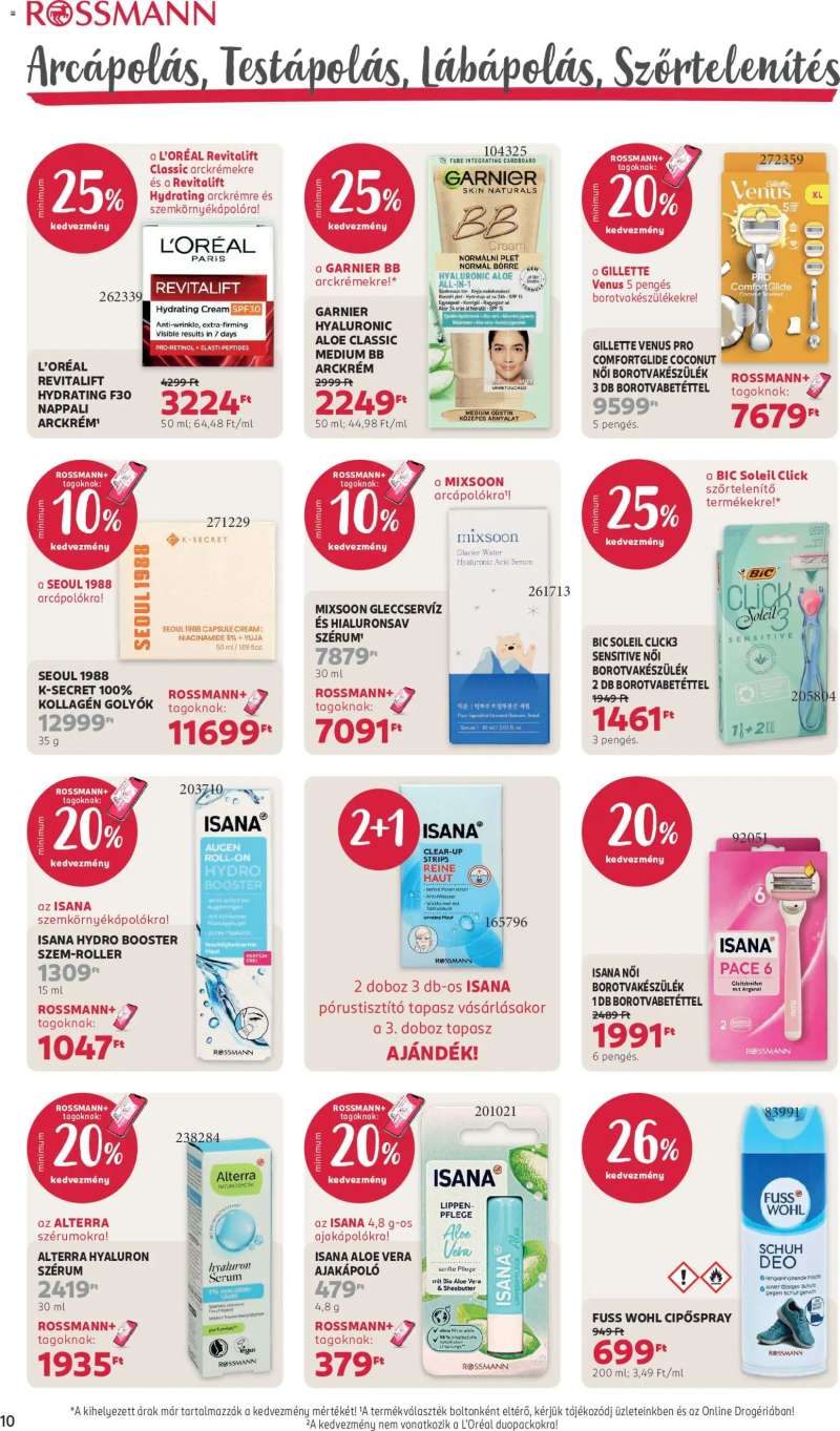 Rossmann Rossmann akciós újság 12 oldal