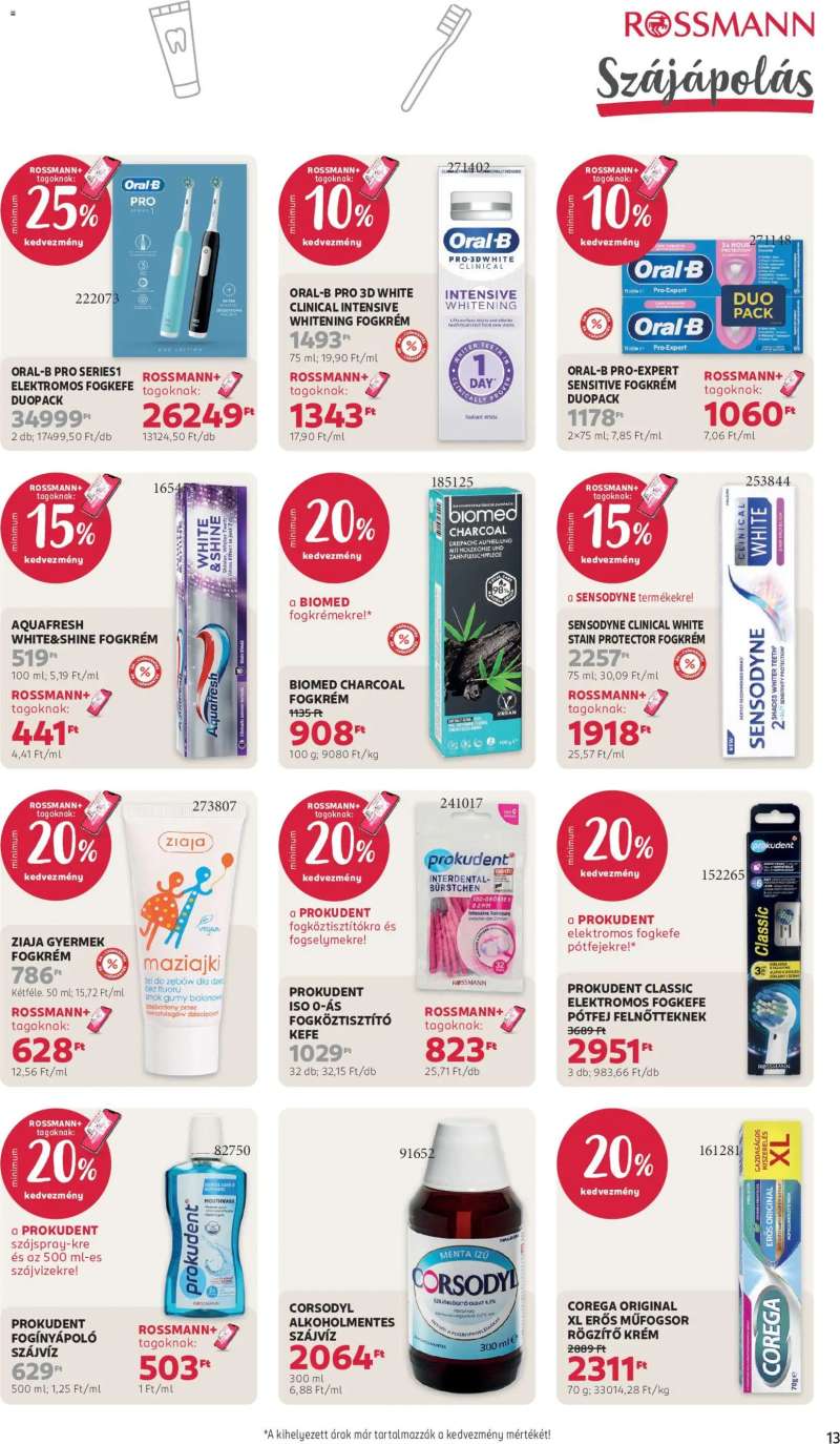 Rossmann Rossmann akciós újság 15 oldal