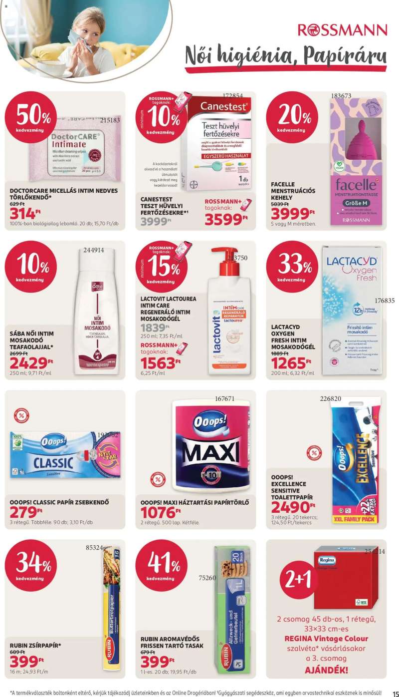 Rossmann Rossmann akciós újság 17 oldal