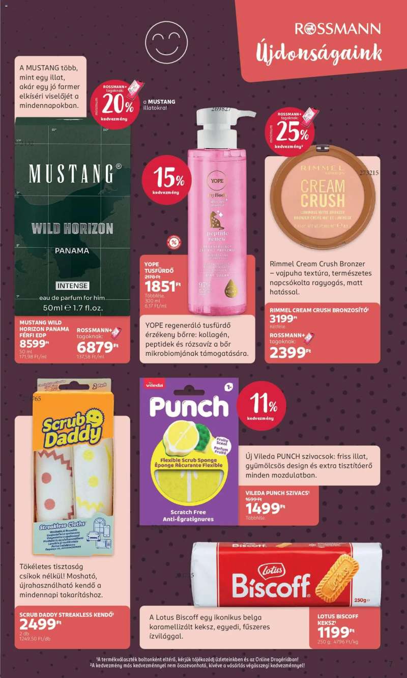 Rossmann Rossmann akciós újság 7 oldal