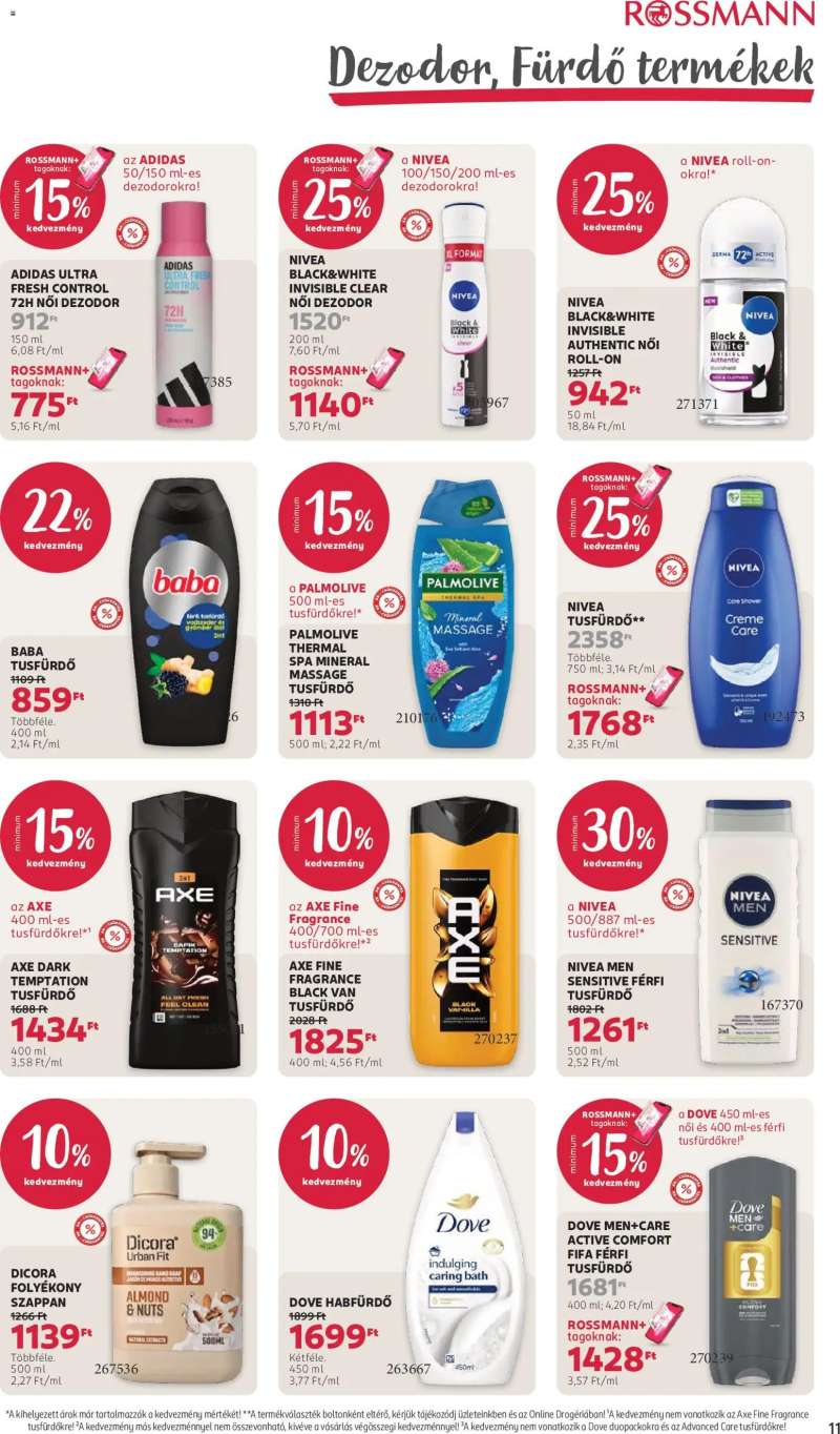 Rossmann Rossmann akciós újság 13 oldal