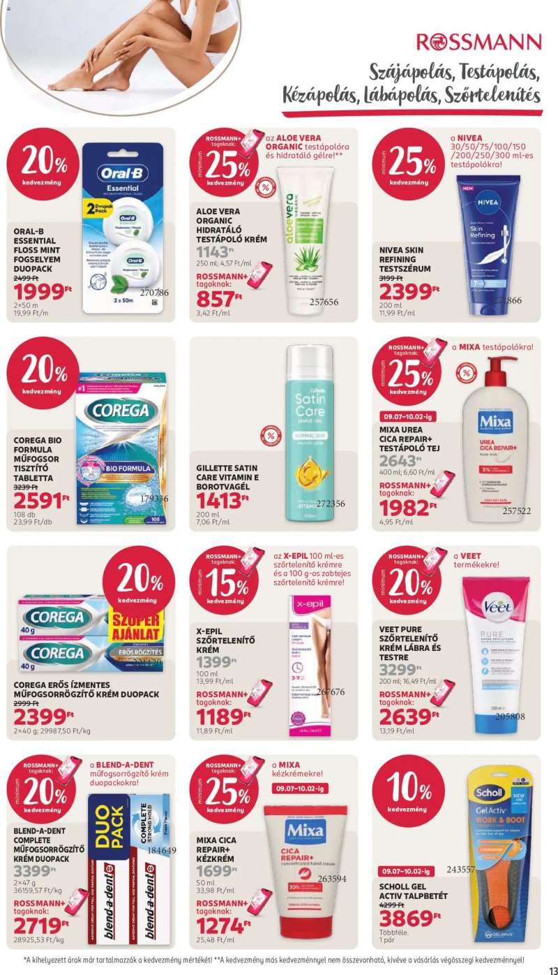 Rossmann Rossmann akciós újság 15 oldal