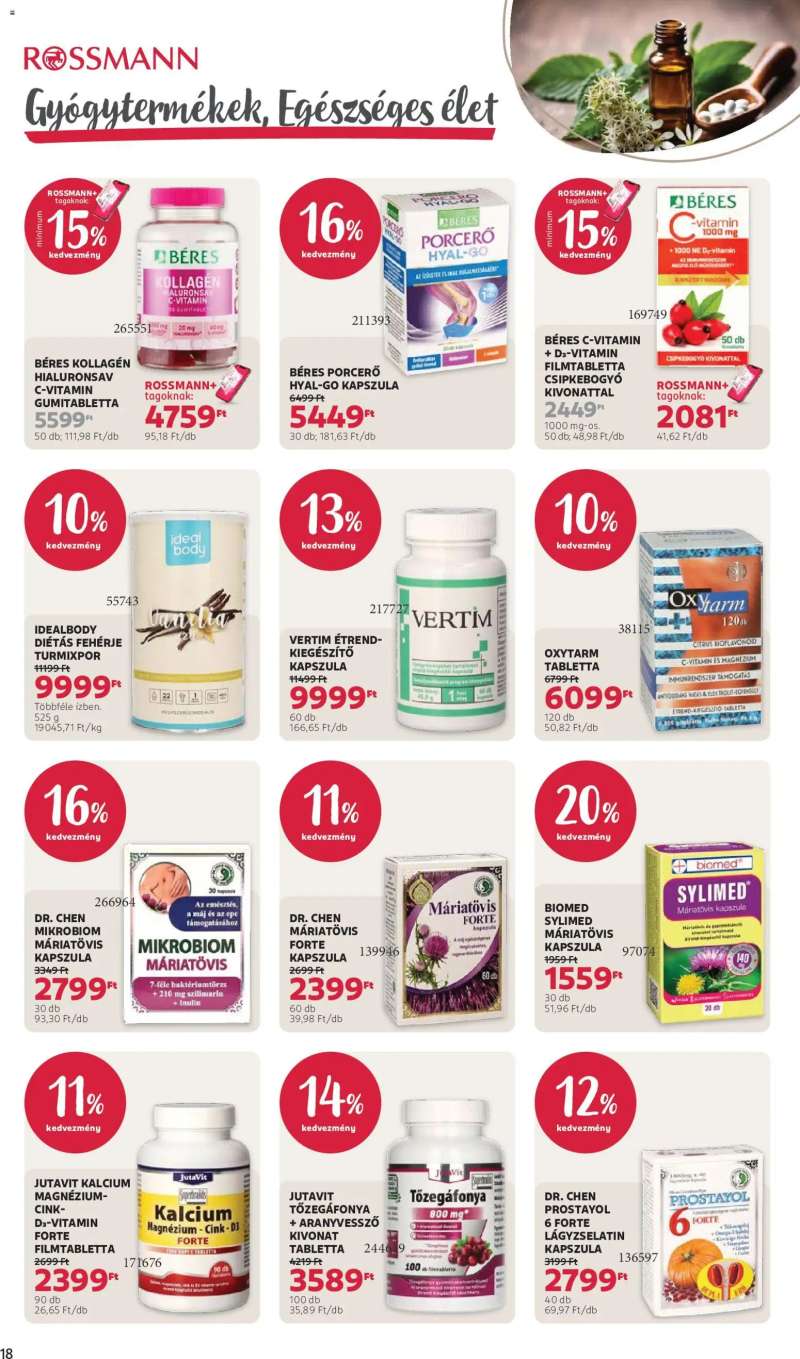 Rossmann Rossmann akciós újság 20 oldal
