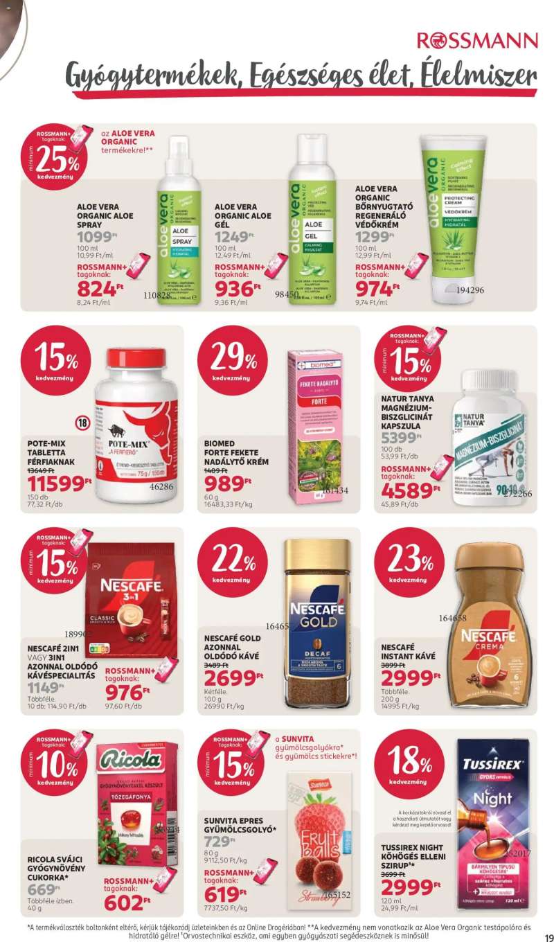 Rossmann Rossmann akciós újság 21 oldal
