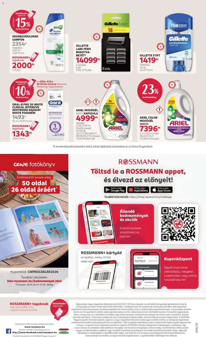 Rossmann Rossmann akciós újság 24 oldal