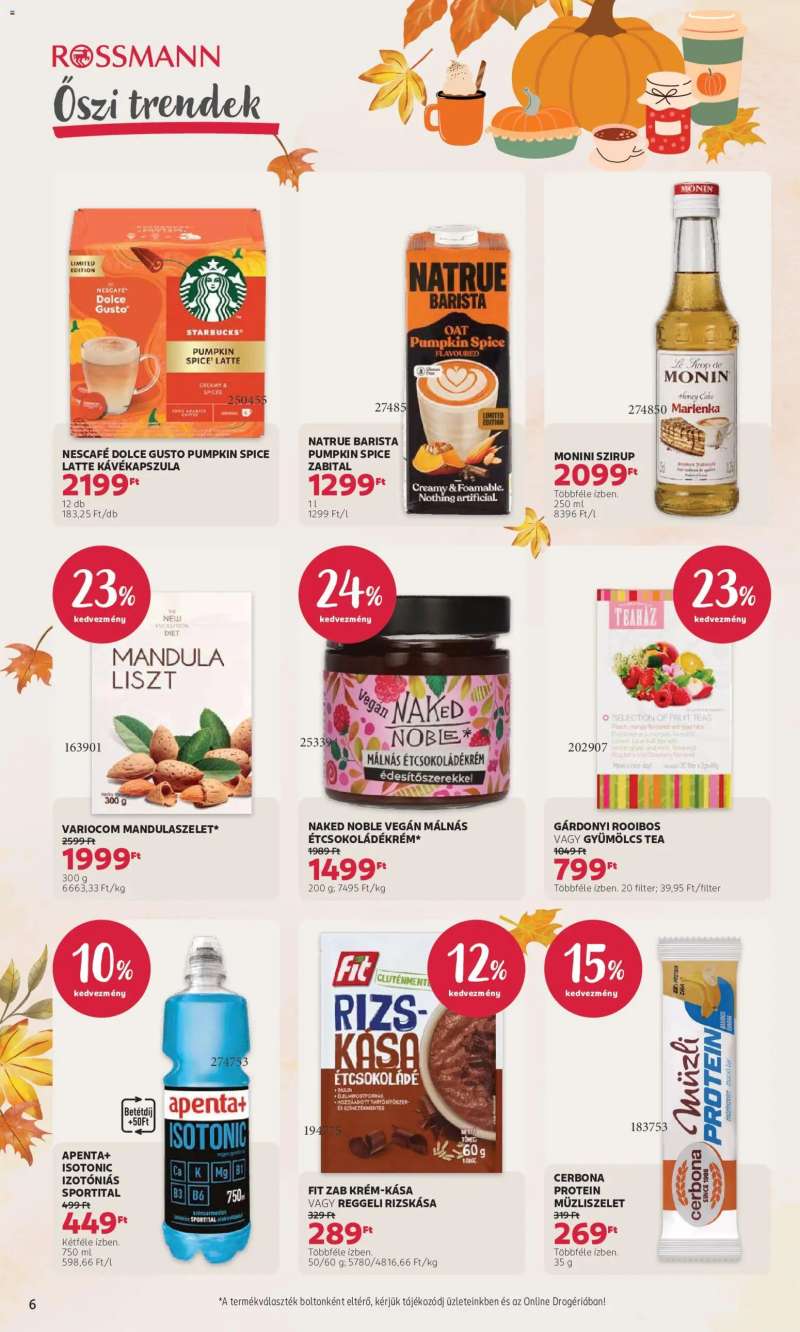 Rossmann Rossmann akciós újság 6 oldal