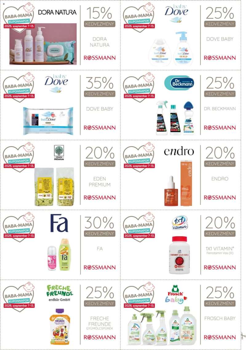 Rossmann Rossmann Kupon Napok 12 oldal