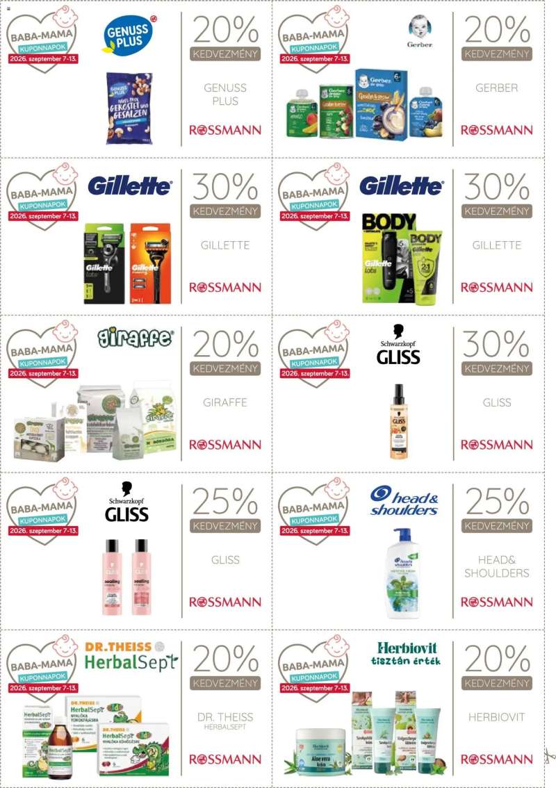Rossmann Rossmann Kupon Napok 15 oldal