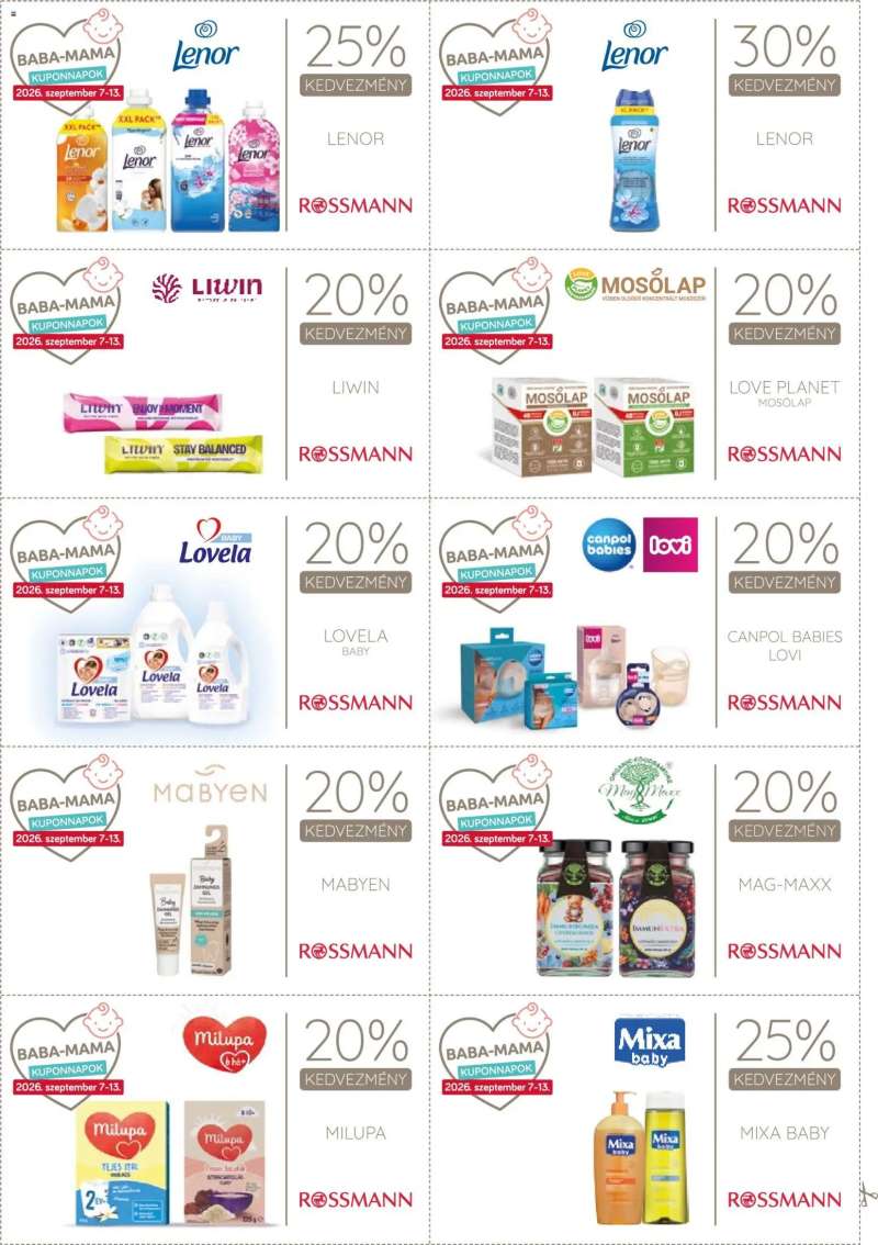 Rossmann Rossmann Kupon Napok 25 oldal